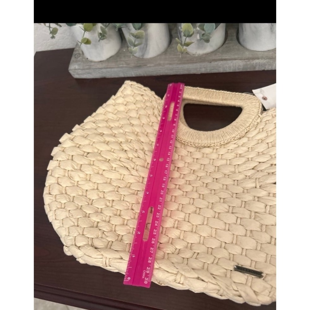 Billabong Straw Seaside Handle Bag NWT - Picture 5 of 5